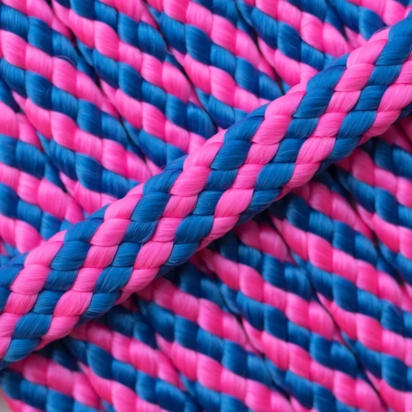 Slip lead colour blue and bright pink