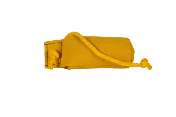 1-2lb long throwing yellow canvas dummy
